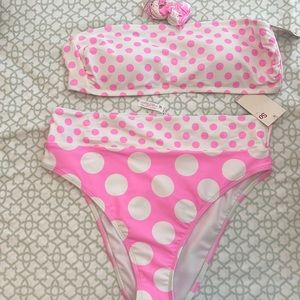 SO Pink Polka Dot Bikini